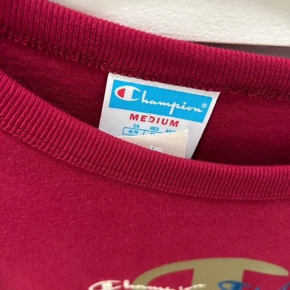 Champion Men's Red T-Shirt brand new size medium - Picture 4 of 4